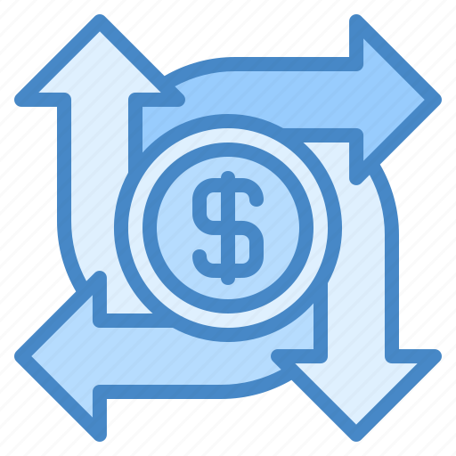 Cash, flow, cash flow, finance, money, financial, dollar icon - Download on Iconfinder