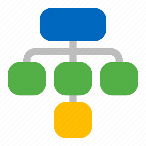 Hierarchy, organization, management, workflow, path icon - Download on Iconfinder