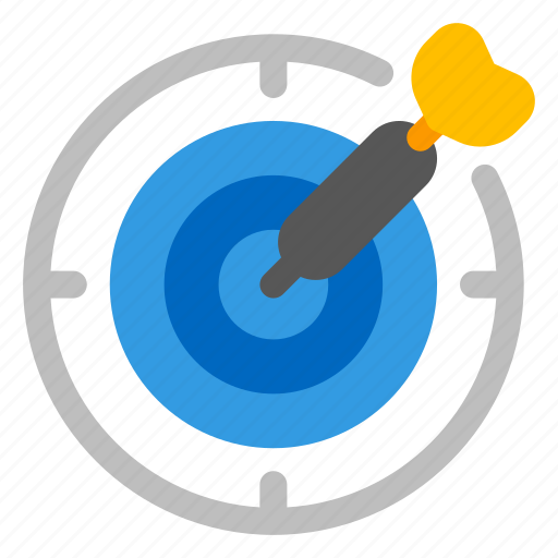 Target, aim, goal, arrow, objective, darts icon - Download on Iconfinder