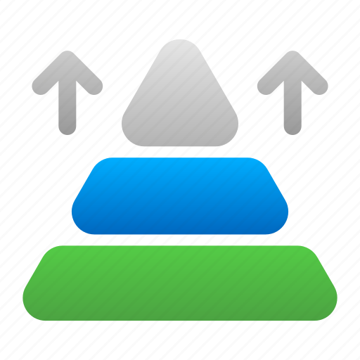Graph, pyramid, chart, increase, distribution, statistics icon - Download on Iconfinder