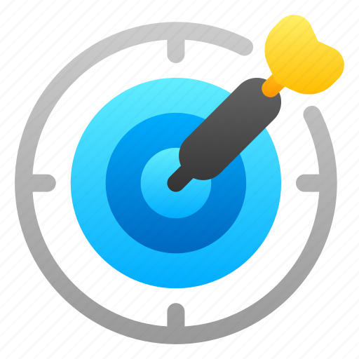 Target, aim, goal, arrow, objective, darts icon - Download on Iconfinder