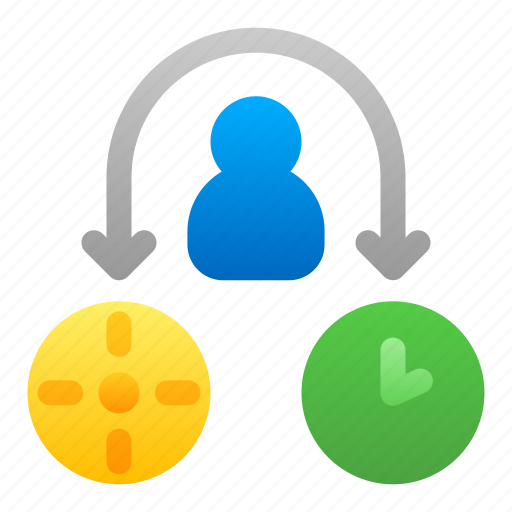 Target, clock, time, path, process, implementation, work icon - Download on Iconfinder