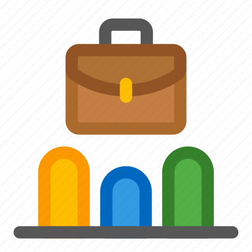 Business, briefcase, suitcase, bar, chart, analytics, report icon - Download on Iconfinder