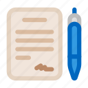 contract, signature, pen, paper, document, file, agreement