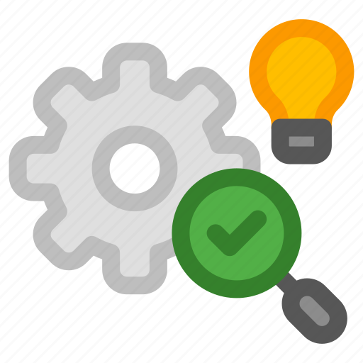 Implementation, innovation, research, development, idea, gear icon - Download on Iconfinder