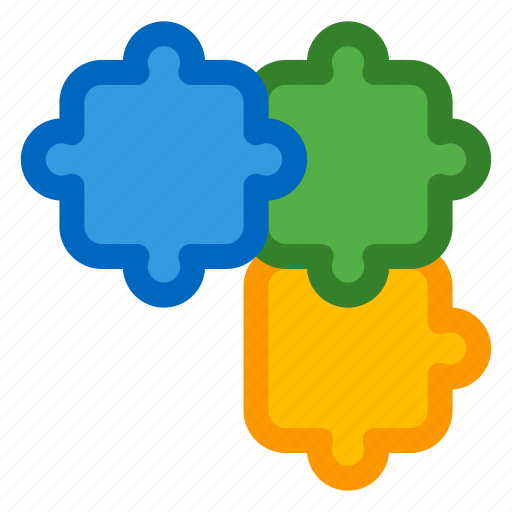 Puzzle, pieces, jigsaw, teamwork, fit, team icon - Download on Iconfinder
