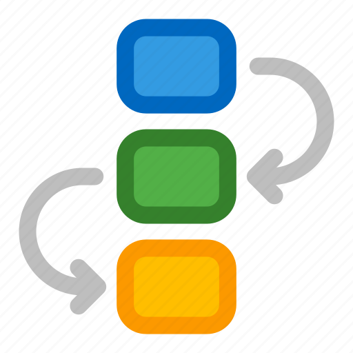 Steps, process, progress, hierarchy, flow, workflow icon - Download on Iconfinder