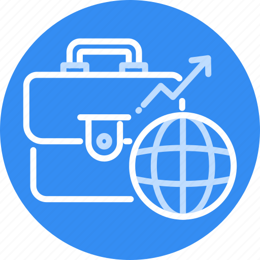 Bag, business, globe, globel, growth, international, world icon - Download on Iconfinder