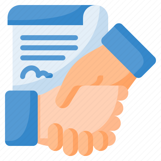 Contract, agreement, partnership, handshake, deal, teamwork icon - Download on Iconfinder