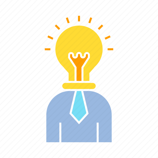 Bulb, business man, idea, problem, smart, solution, solve icon - Download on Iconfinder