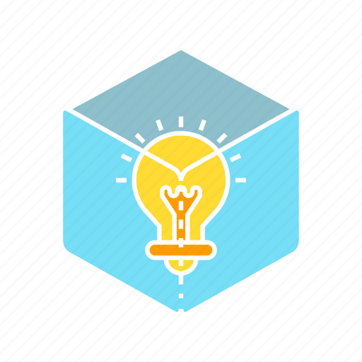 Box, creative, idea, intelligent, light bulb, smart, solution icon - Download on Iconfinder