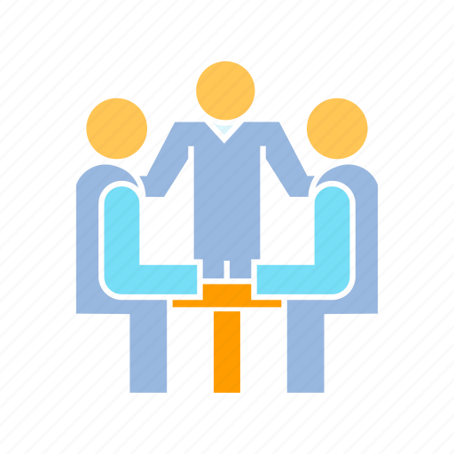 Consulting, coworker, discussion icon - Download on Iconfinder
