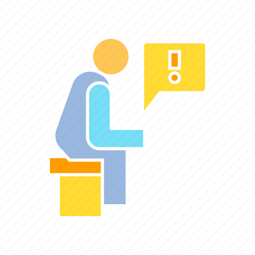 Person, sad, sitting icon - Download on Iconfinder