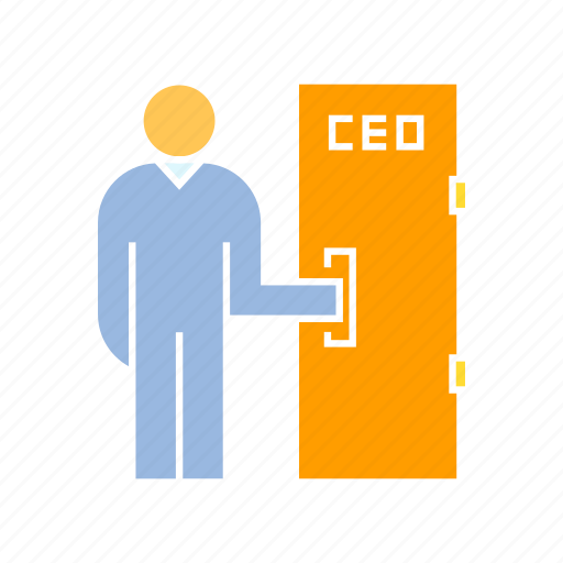 Ceo, door, executive, management icon - Download on Iconfinder
