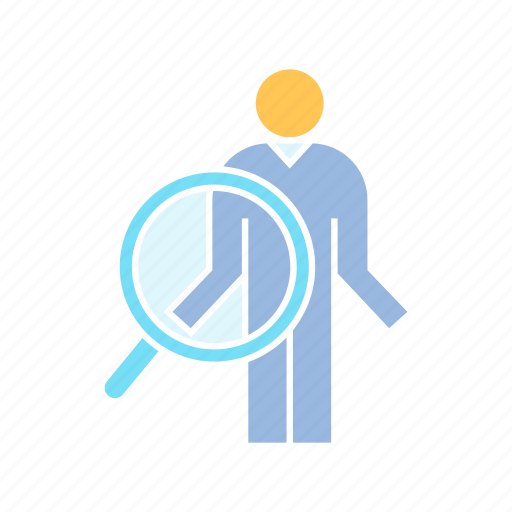 Magnifier, recruiting, scan icon - Download on Iconfinder