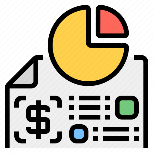 Business, chart, development, distribution, document, money icon - Download on Iconfinder