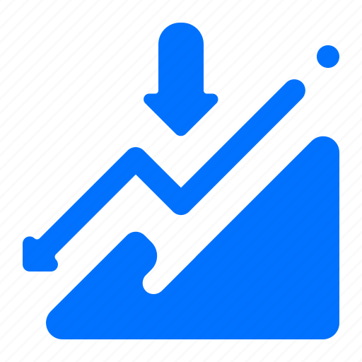 Chart, down, fall, graph icon - Download on Iconfinder