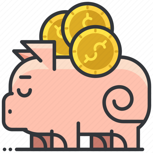 Bank, business, dollar, economic, piggy, saving icon - Download on Iconfinder