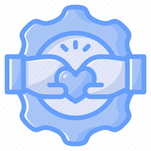 Morale, care, respectful, hand, heart, personality icon - Download on Iconfinder