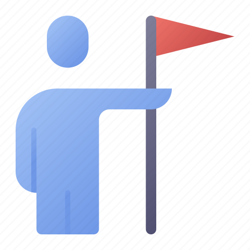 Business, people, flag, success, person icon - Download on Iconfinder