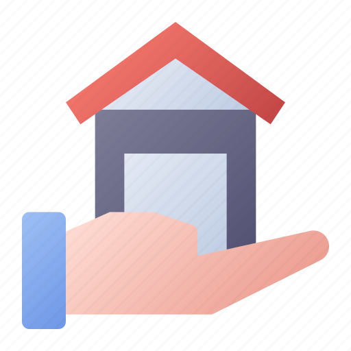 Real, estate, hand, house, property icon - Download on Iconfinder