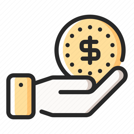 Donation, give, hand, loan, money, pay, payment icon - Download on Iconfinder