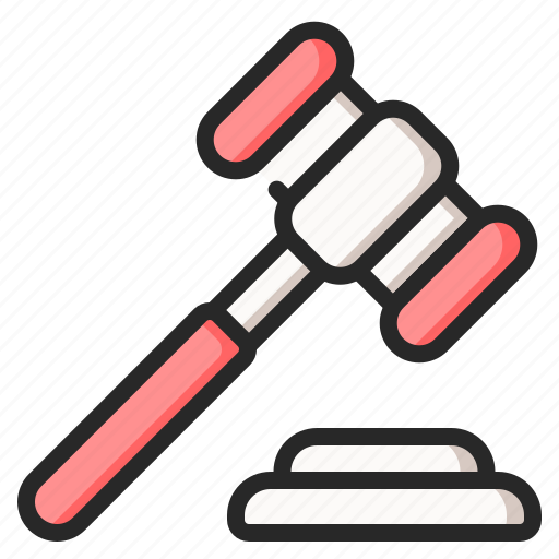 Auction, bid, court, hammer, judge, law, trial icon - Download on Iconfinder