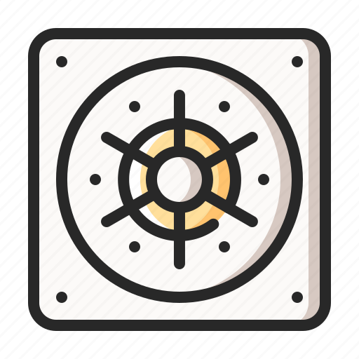Bank, money, protect, safe, secure, security, vault icon - Download on Iconfinder