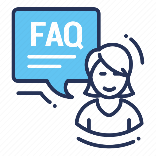 Faq, female, question, support icon - Download on Iconfinder