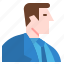 avatar, businessman, job, man, user, worker 