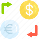 exchange, money, currency, dollar, rate, coin