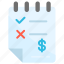 bill, invoice, payment, receipt, checklist, document, dollar 