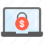 currency, money, online, payment, secure, laptop, safe 