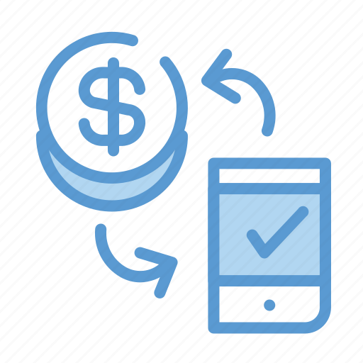 Mobile banking, online banking, sms banking icon - Download on Iconfinder