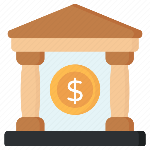 Bank, building, depository house, financial institute, bank building icon - Download on Iconfinder