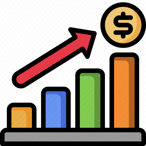 Diagram, growth, arrow, statistics, benefits, stats, business icon - Download on Iconfinder