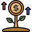 investment, money, return, business, finance, growth, coin 