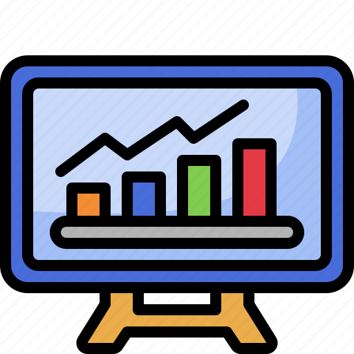 Presentation, analysis, statistics, data, analytics, business, stats icon - Download on Iconfinder