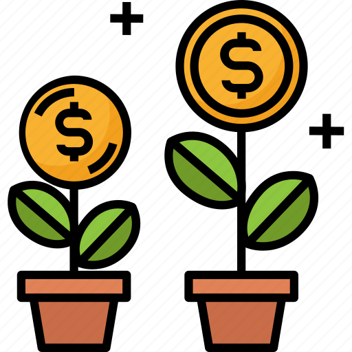 Growth, investment, business, finance, money, profit icon - Download on Iconfinder