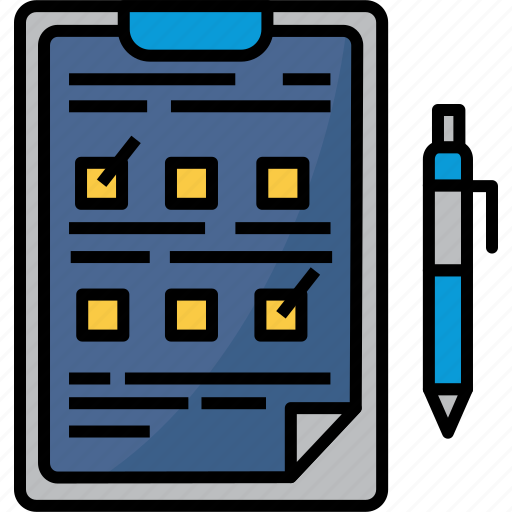 Document, checklist, data, office, paper, order icon - Download on Iconfinder