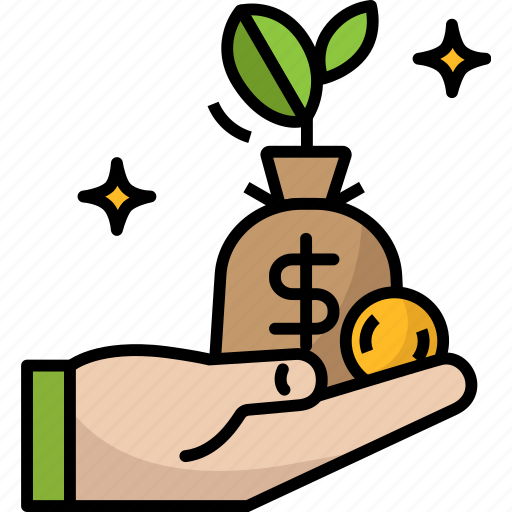 Investment, money, return, on, growth, business, bank icon - Download on Iconfinder