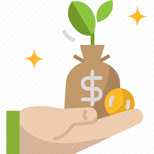Investment, money, return, on, growth, business, bank icon - Download on Iconfinder