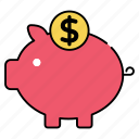 piggy bank, penny bank, savings, money accumulation, piggy box