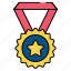 medal, award, reward, achievement, success 