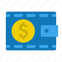 wallet, cash, currency, dollar, finance, business, payment