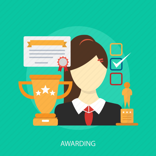 Awarding, business, face, success, trophy, women icon - Download on Iconfinder