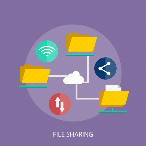 Cloud, data, document, file sharing, folder, link icon - Download on Iconfinder