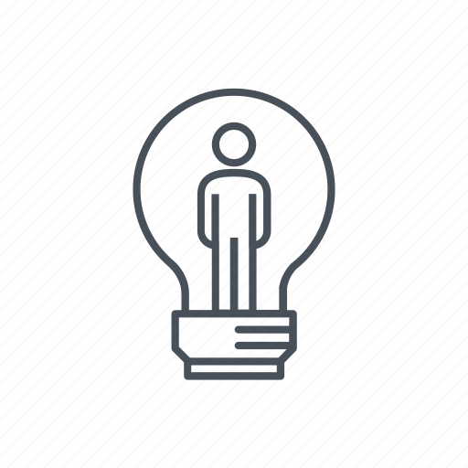 Business, business man, creative, idea, inside, lamp, man icon - Download on Iconfinder
