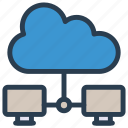 cloud, connection, network, server, storage