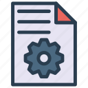 configure, document, file, page, sheet